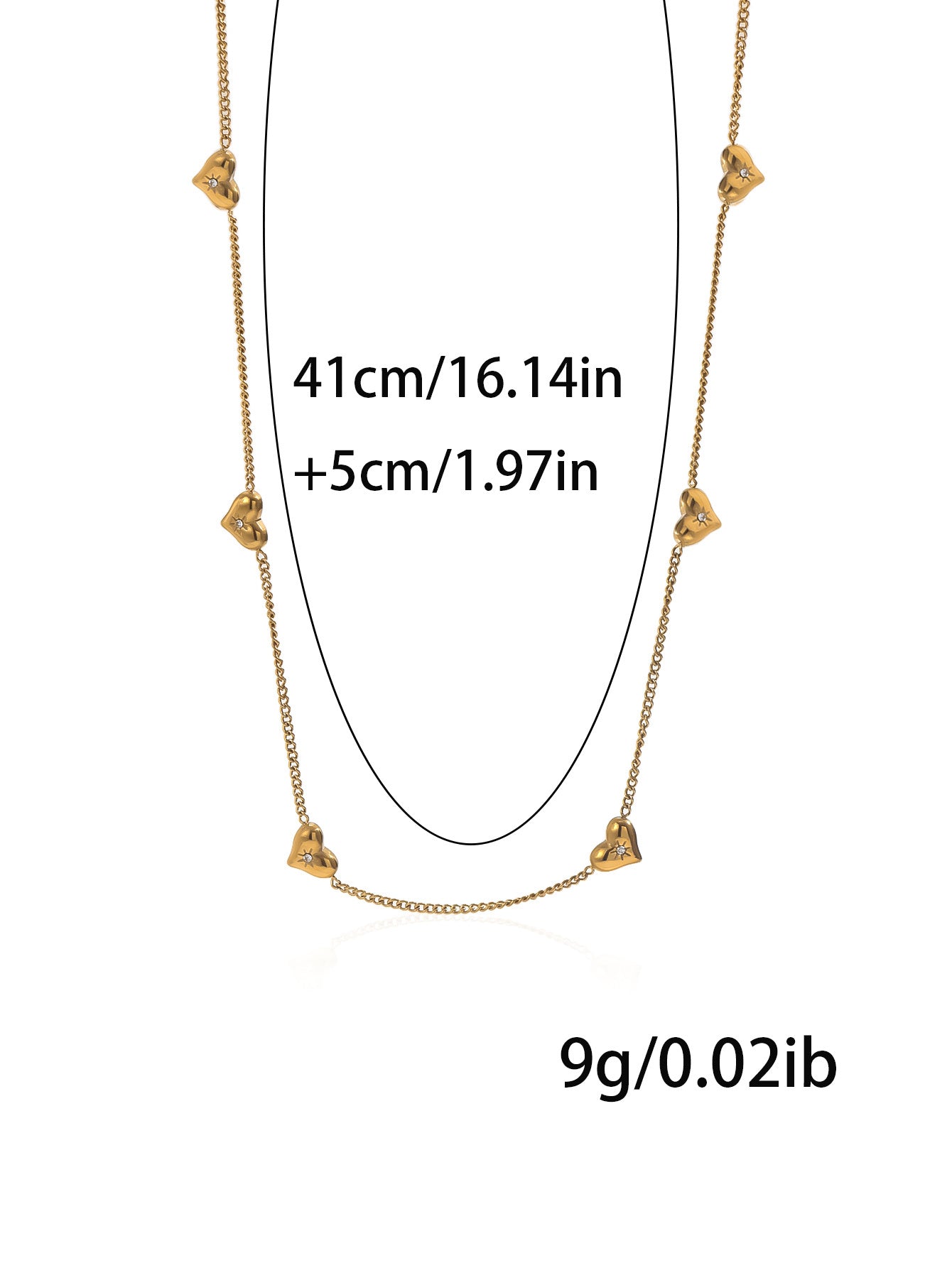 Lxalry 18K Gold-Plated Heart Necklace Stainless Steel Hypoallergenic Jewelry, Tarnish Free Minimalist Gift For Women, Wife Mom Girlfriend Valentine S Day Anniversary Everyday Elegance