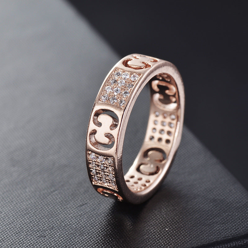 Fashion Jewelry New Zircon Ring Women
