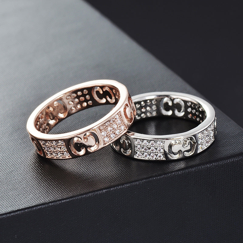 Fashion Jewelry New Zircon Ring Women
