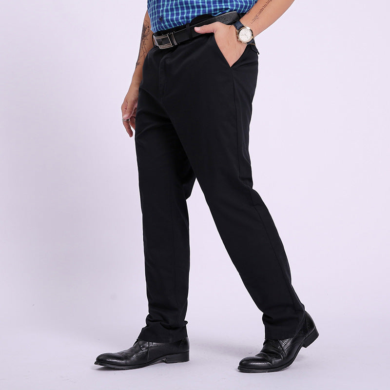 Fat Man Summer Oversized Casual Trousers Men's Business Leisure