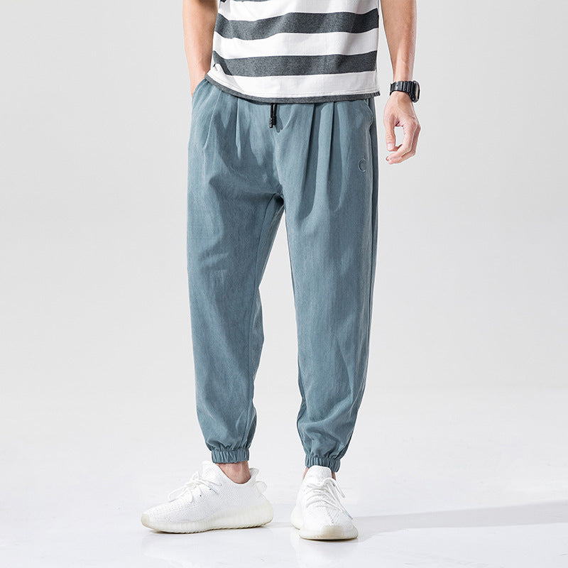 Summer Thin Loose Trousers Men's Casual Trousers