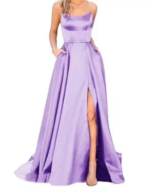 Sleeveless Split Prom Evening Dress New
