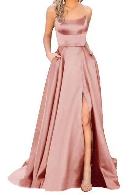 Sleeveless Split Prom Evening Dress New