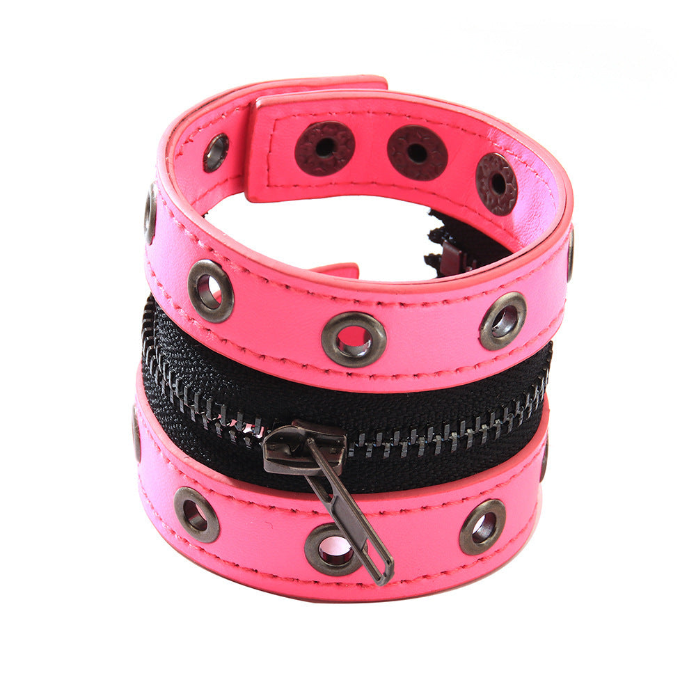 Punk Jewelry Cattle Leather Bracelet Women