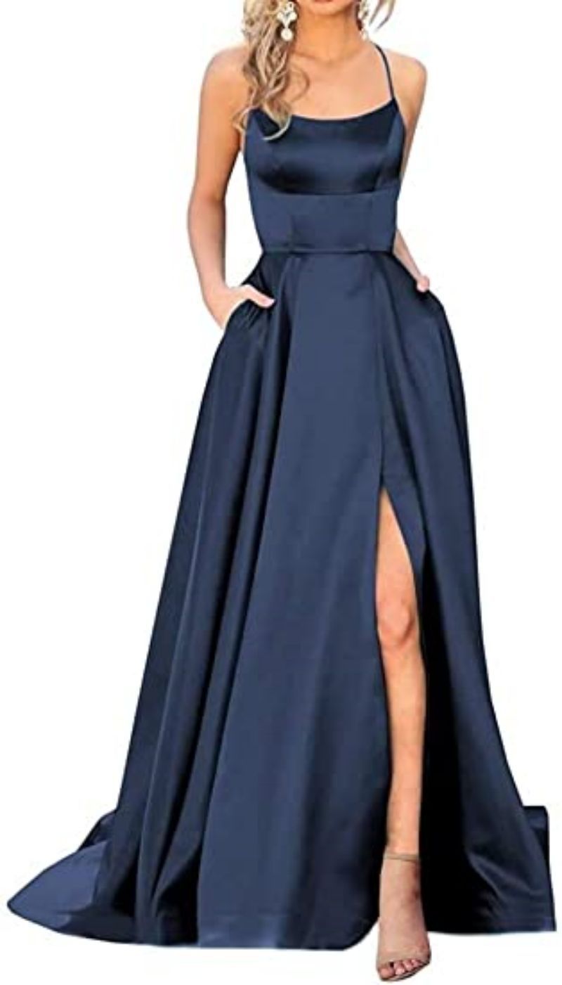 Sleeveless Split Prom Evening Dress New